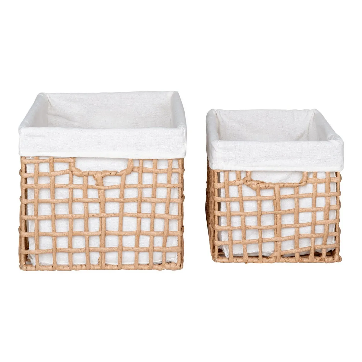 Epikasa Paniers décoratifs Bustelo - Lot de 2 - Marron