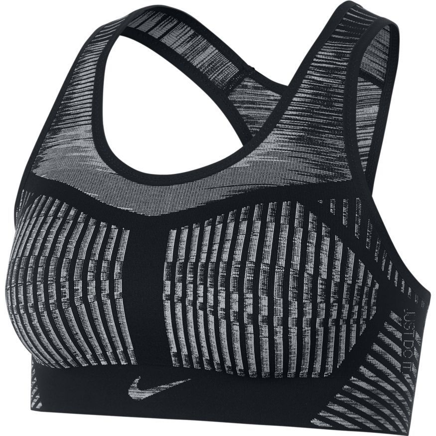 Nike Brassière FE/NOM Flyknit - Noir/Blanc Femme