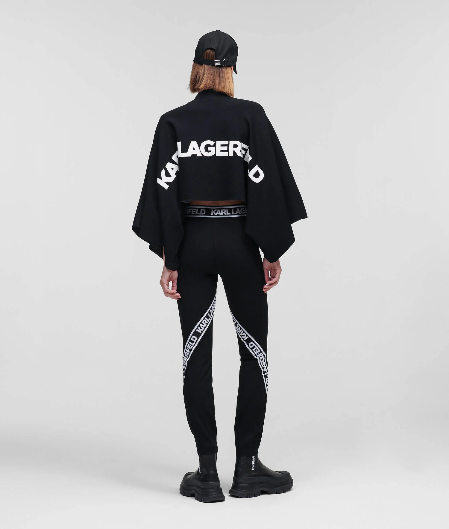 PULL-ÉCHARPE AVEC LOGO KARL