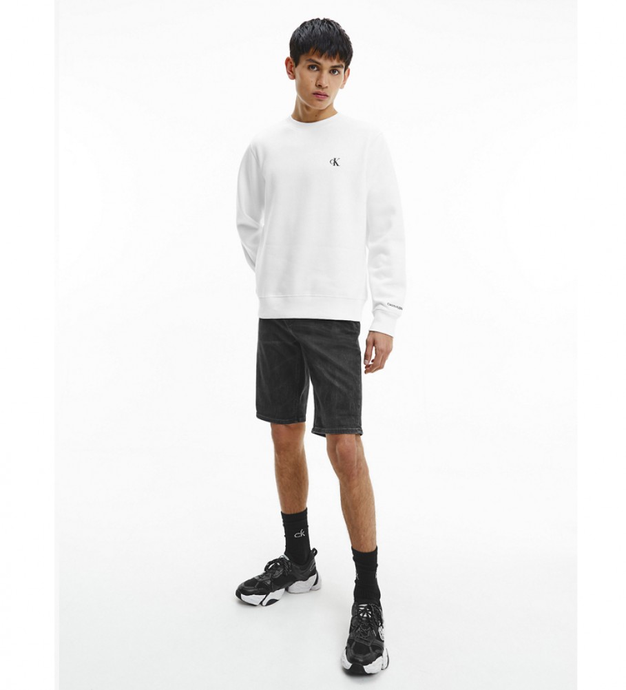 Moletom Calvin Klein Jeans Essential Regular, branco