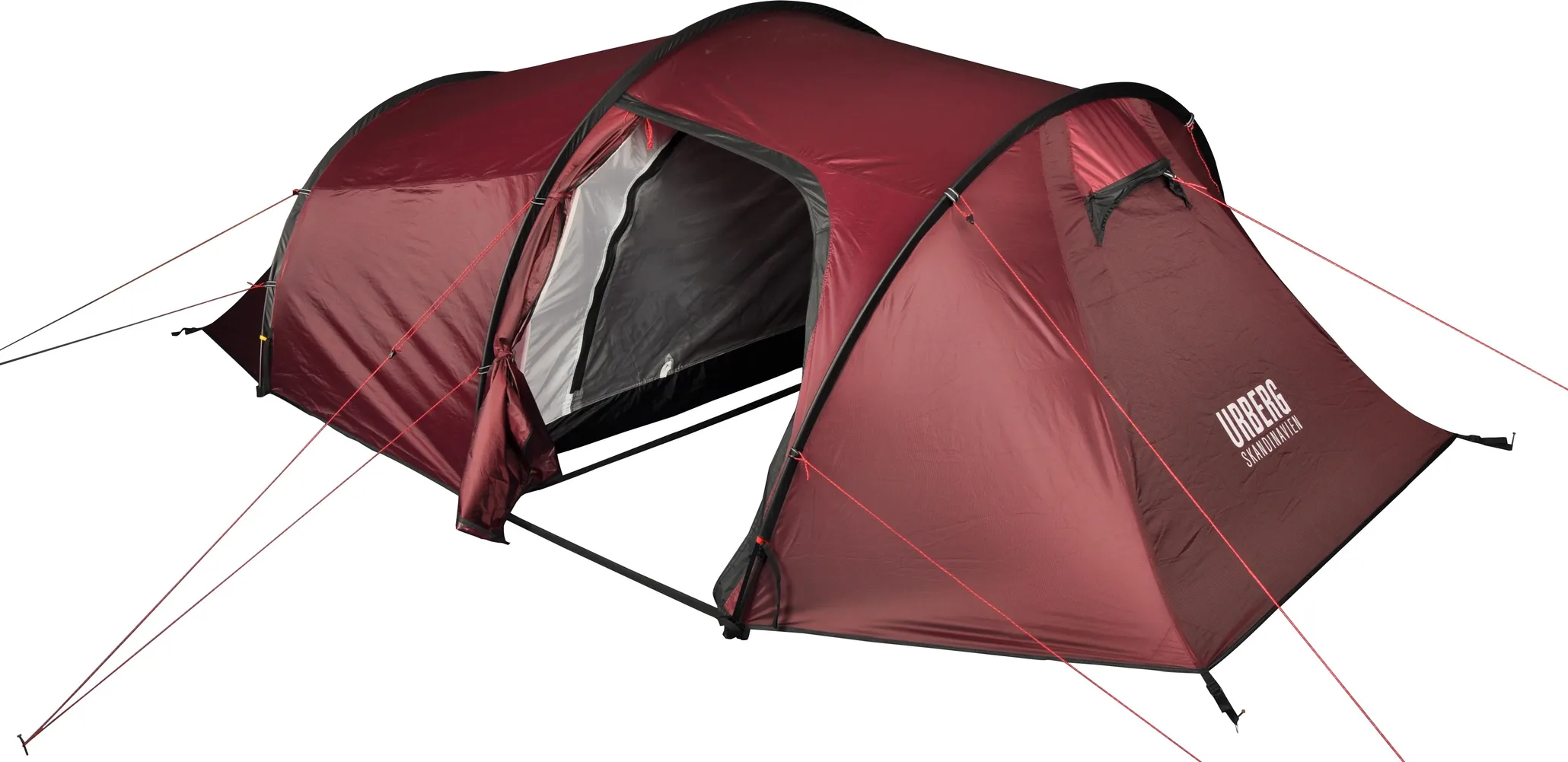 Urberg 3-person Tunnel Tent G5 Windsor Wine