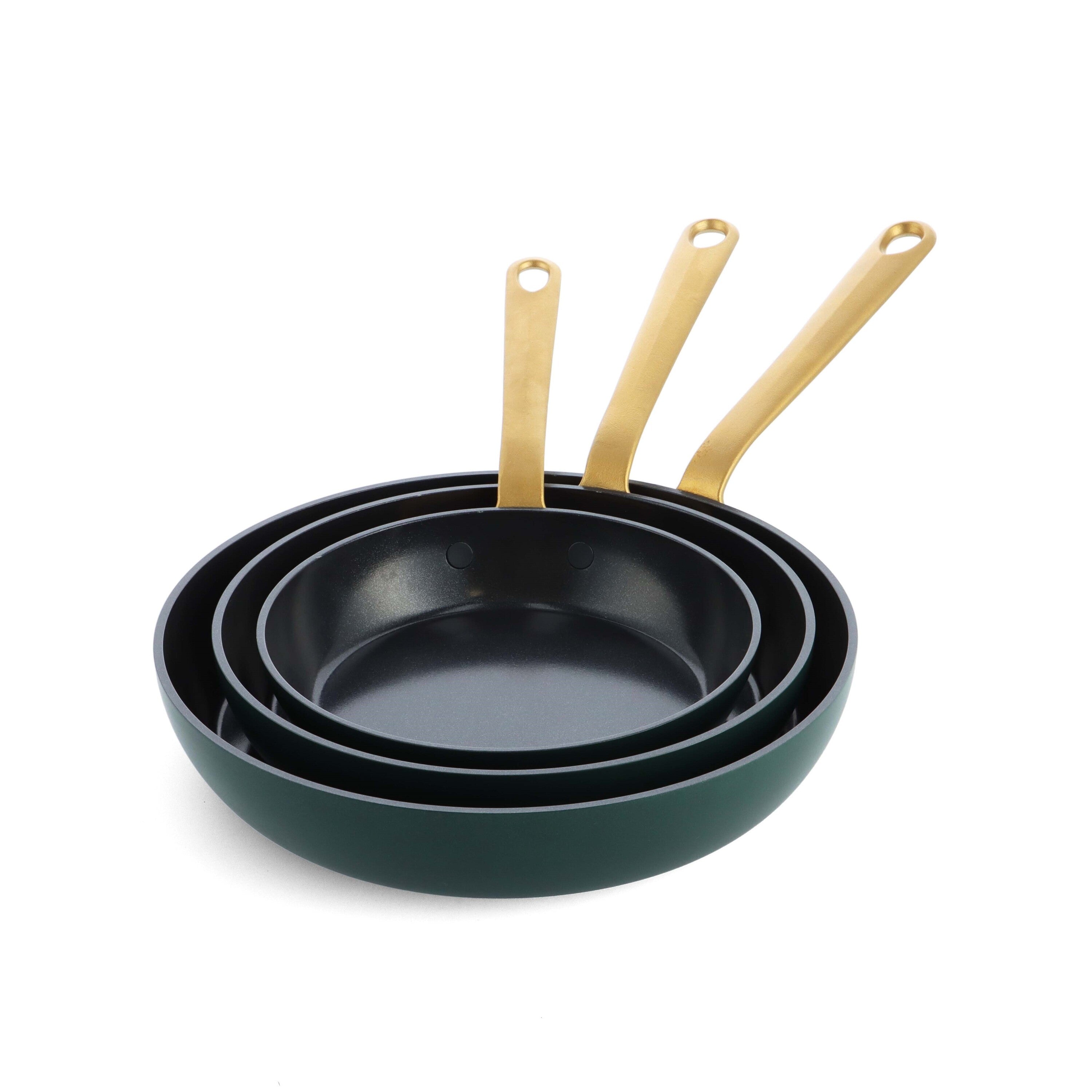 Greenpan Craft Koekenpannenset - Groen 3-delig