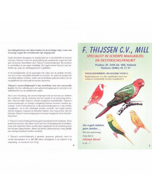 Thijssen Maagkiezel Gropar-Hoenders - Vogelsupplement - 1 kg