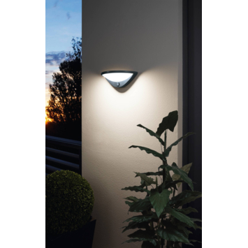 Eglo buitenlamp Belcreda met bewegingssensor antraciet