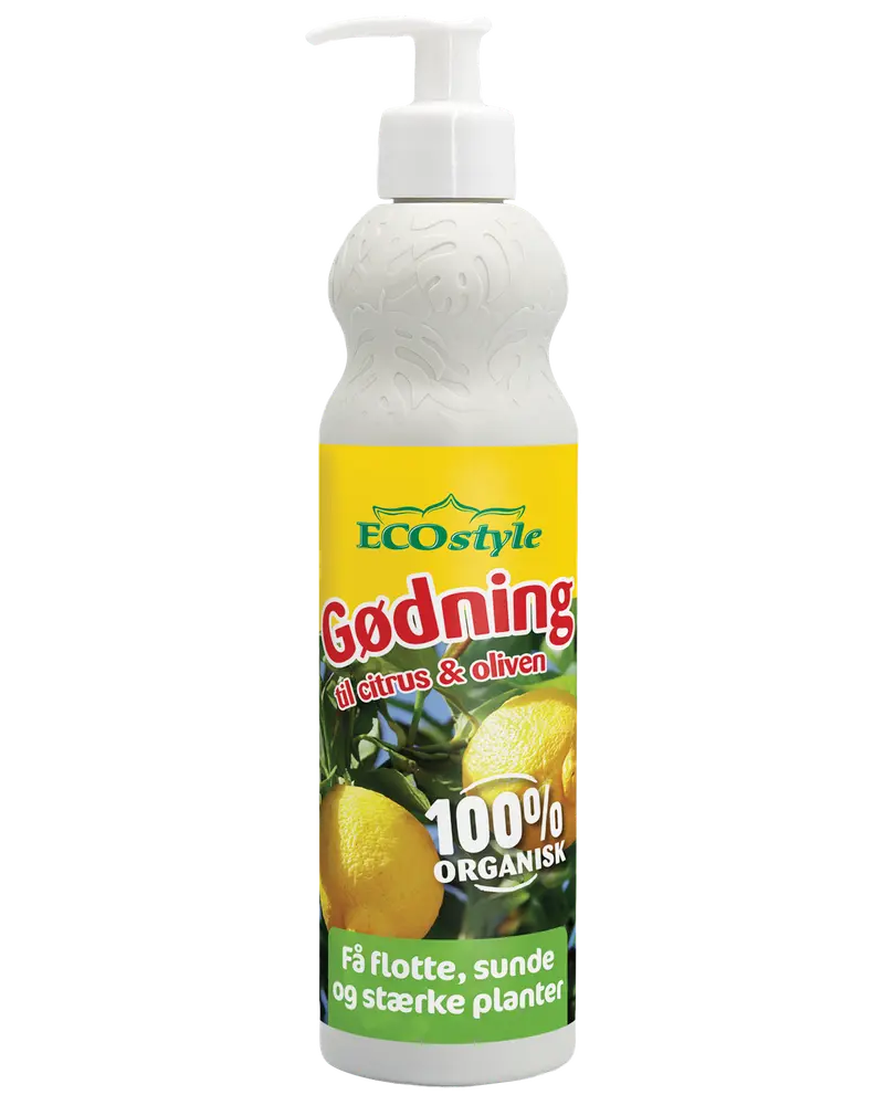 Citrus- og olivengødning med pumpe 400 ml