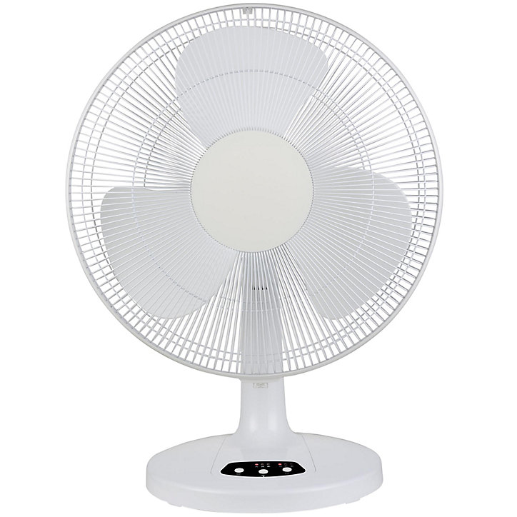 Ventilateur de table FT40-11NS-2 oscillation à 70° 3 fonctions 3 vitesses blanc