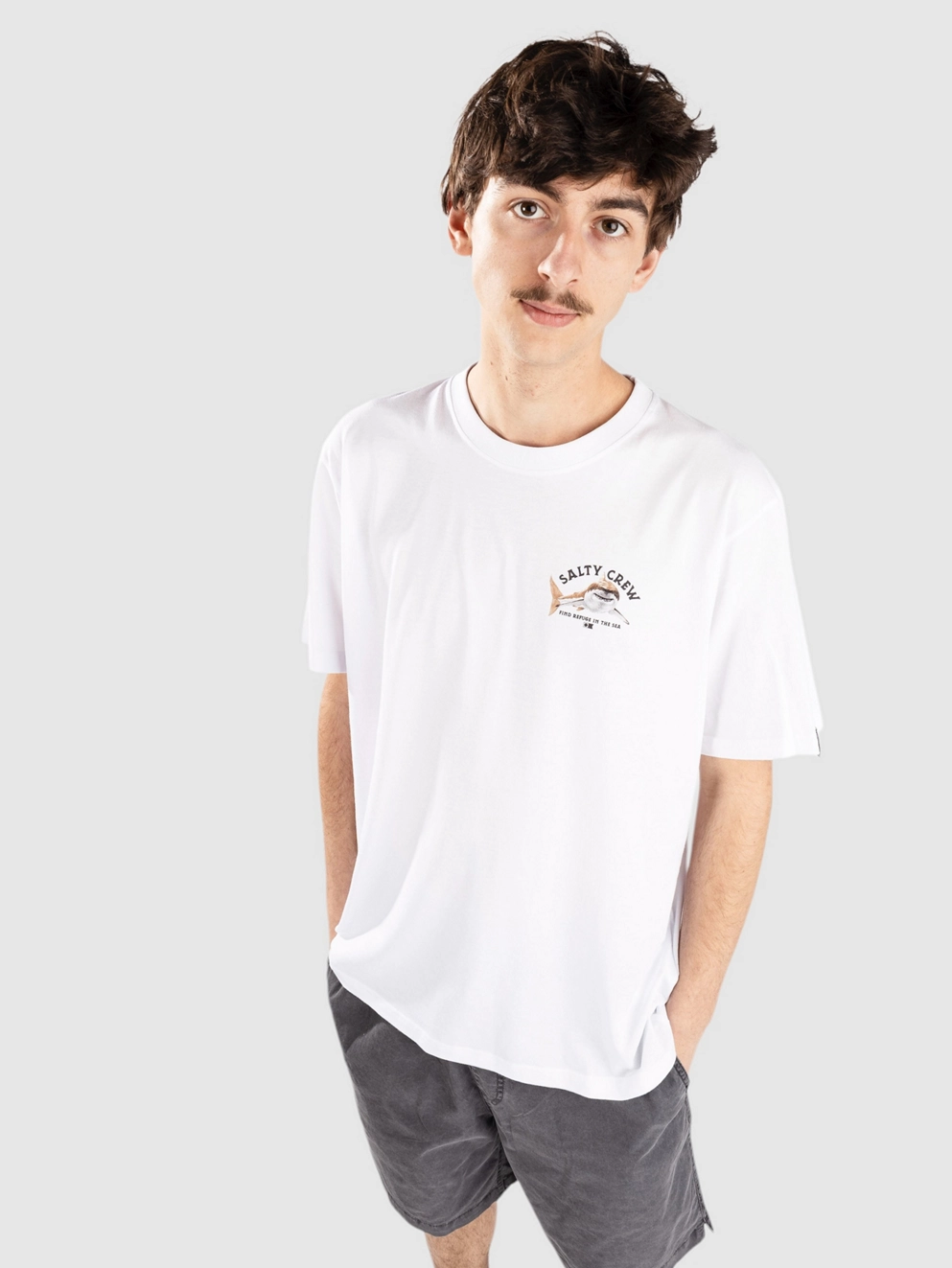 Salty Crew Lurking T-Shirt white