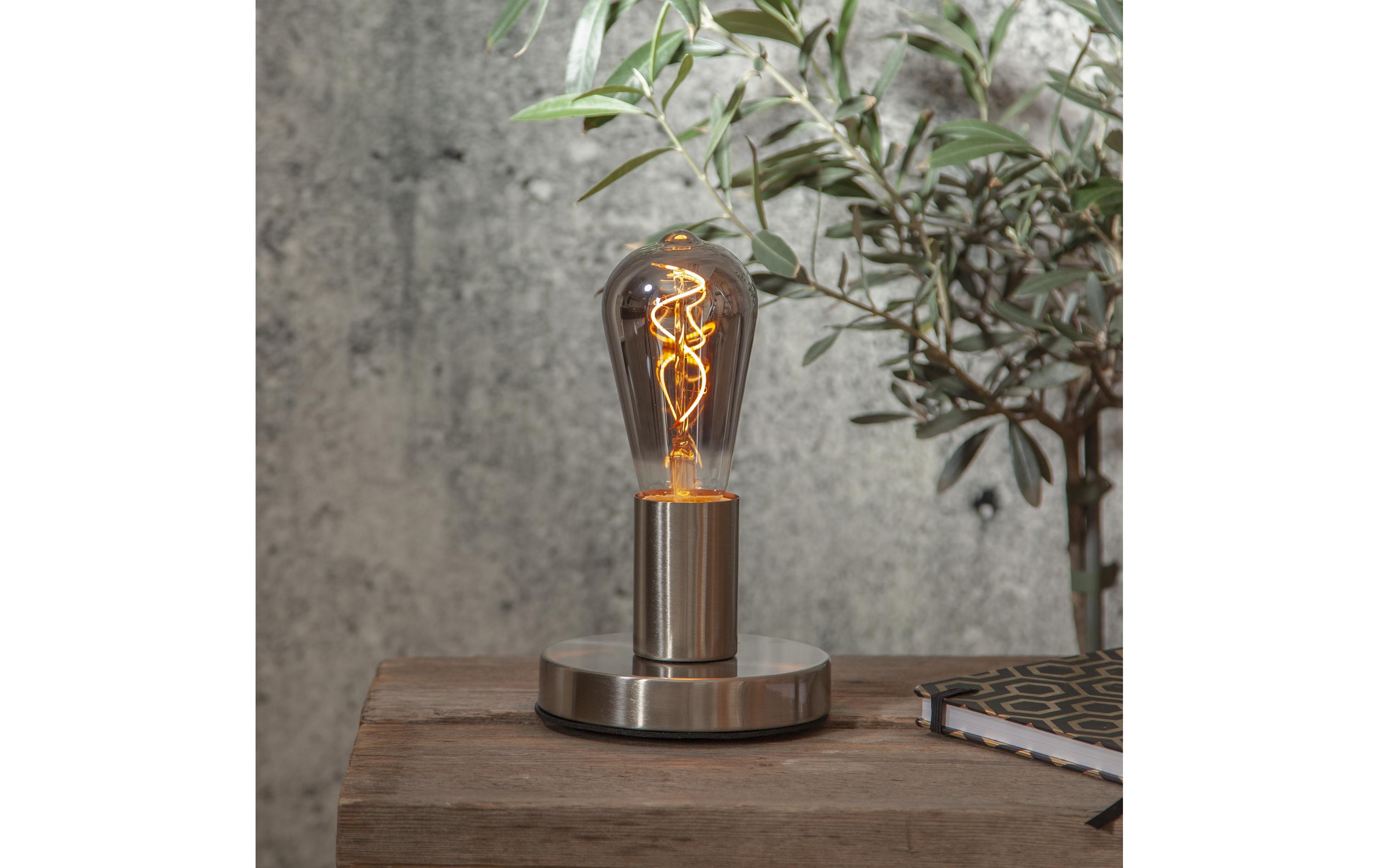 Lampe LED Grace Smoke, 3 W, E27, WarmweissLeuchtmittel mit E27 Sockel