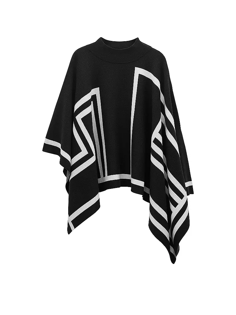 SOMEDAY Poncho - Cape BENUKI schwarz
