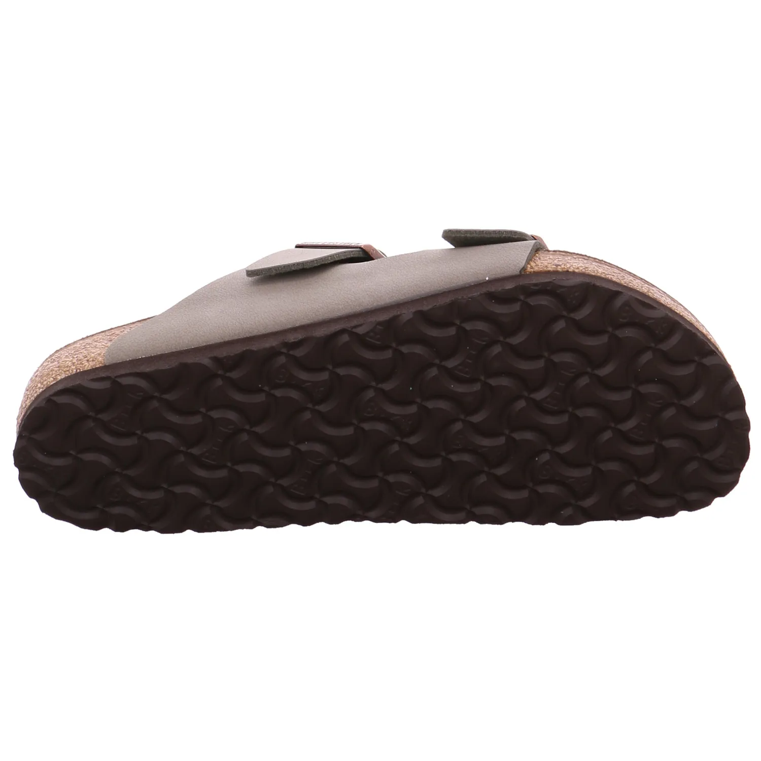 BIRKENSTOCK Bio-Mûles Grau Lederimitat