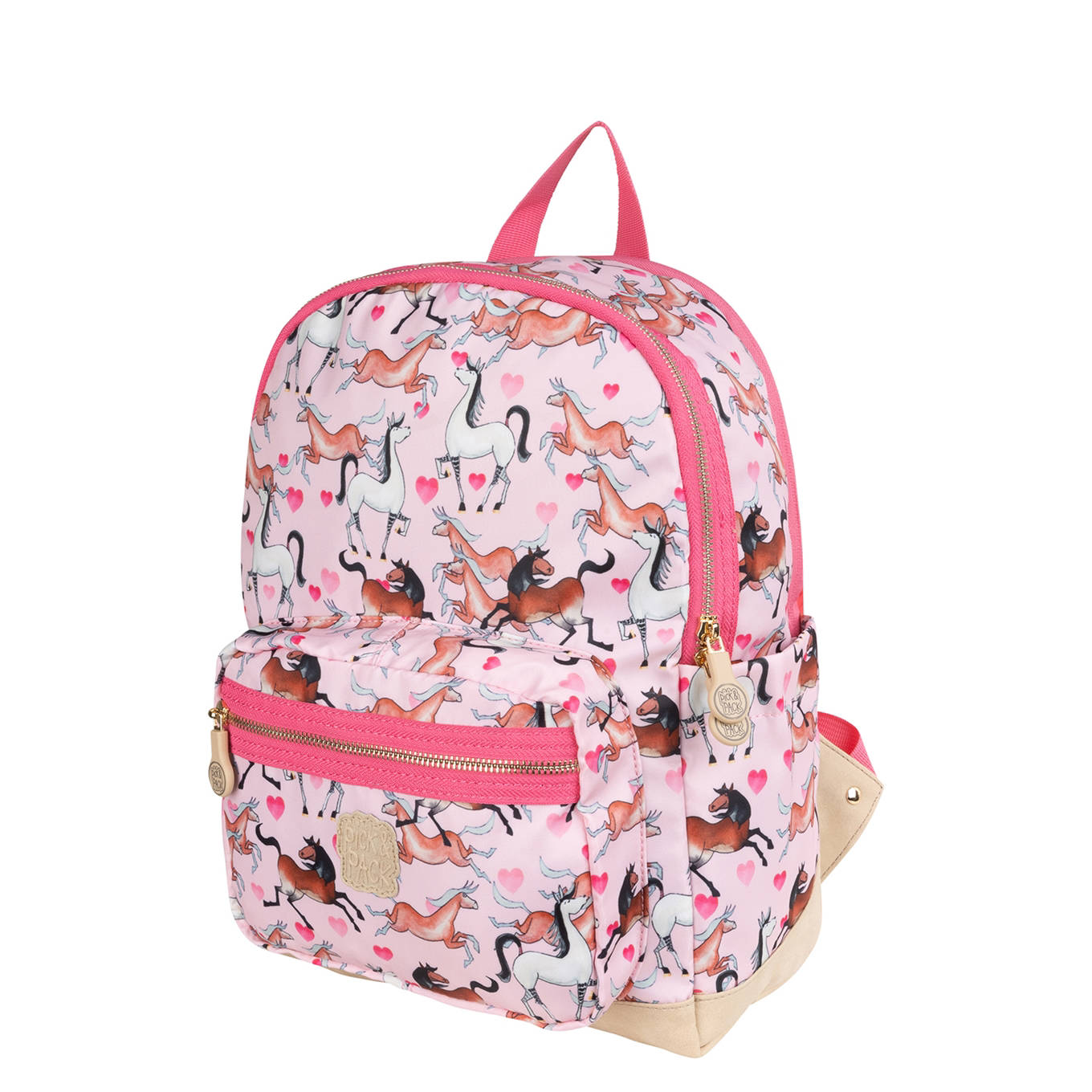 Pick & Pack rugzak Magic Horses M roze