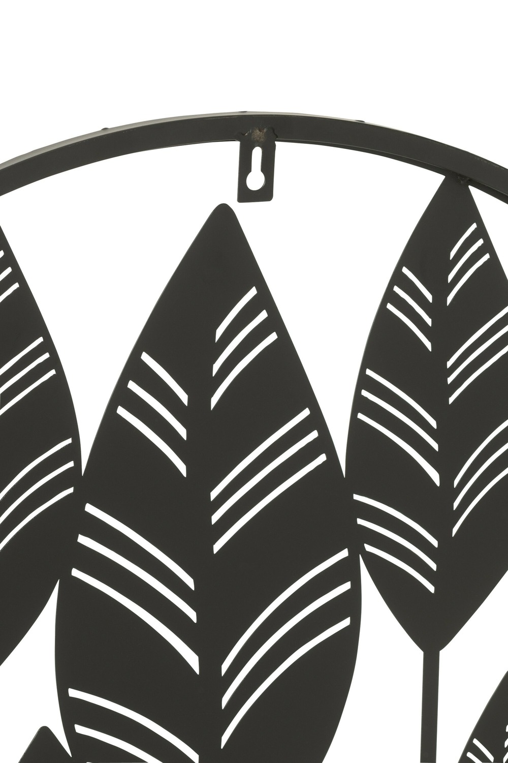 Decor mur feuilles metal