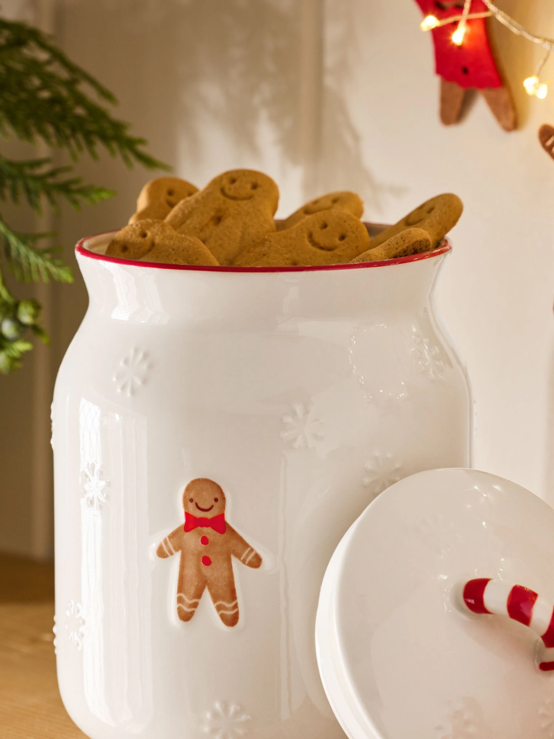 Snoeppot met peperkoekfiguurtje