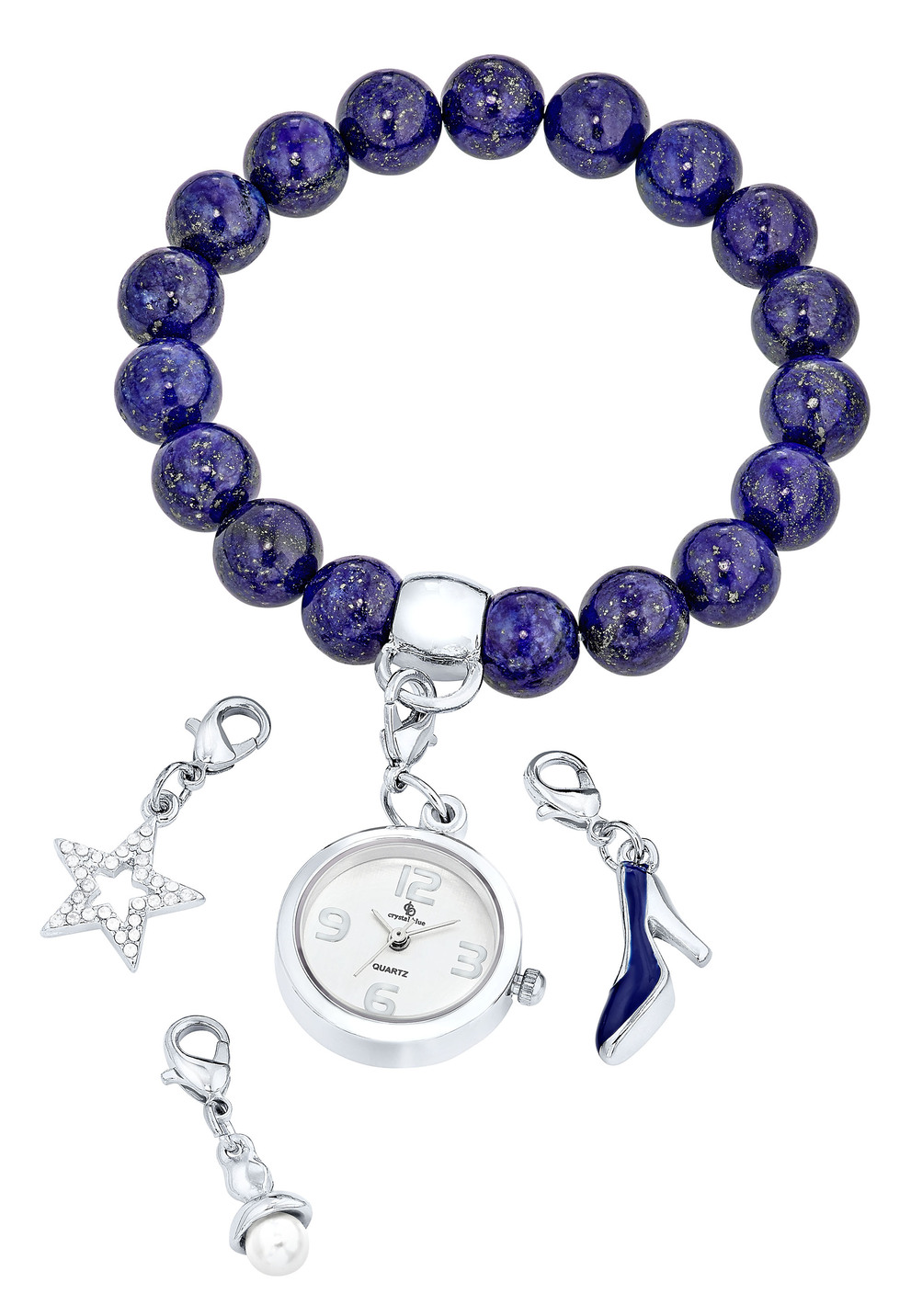 Edelstein-Armband mit Charms
