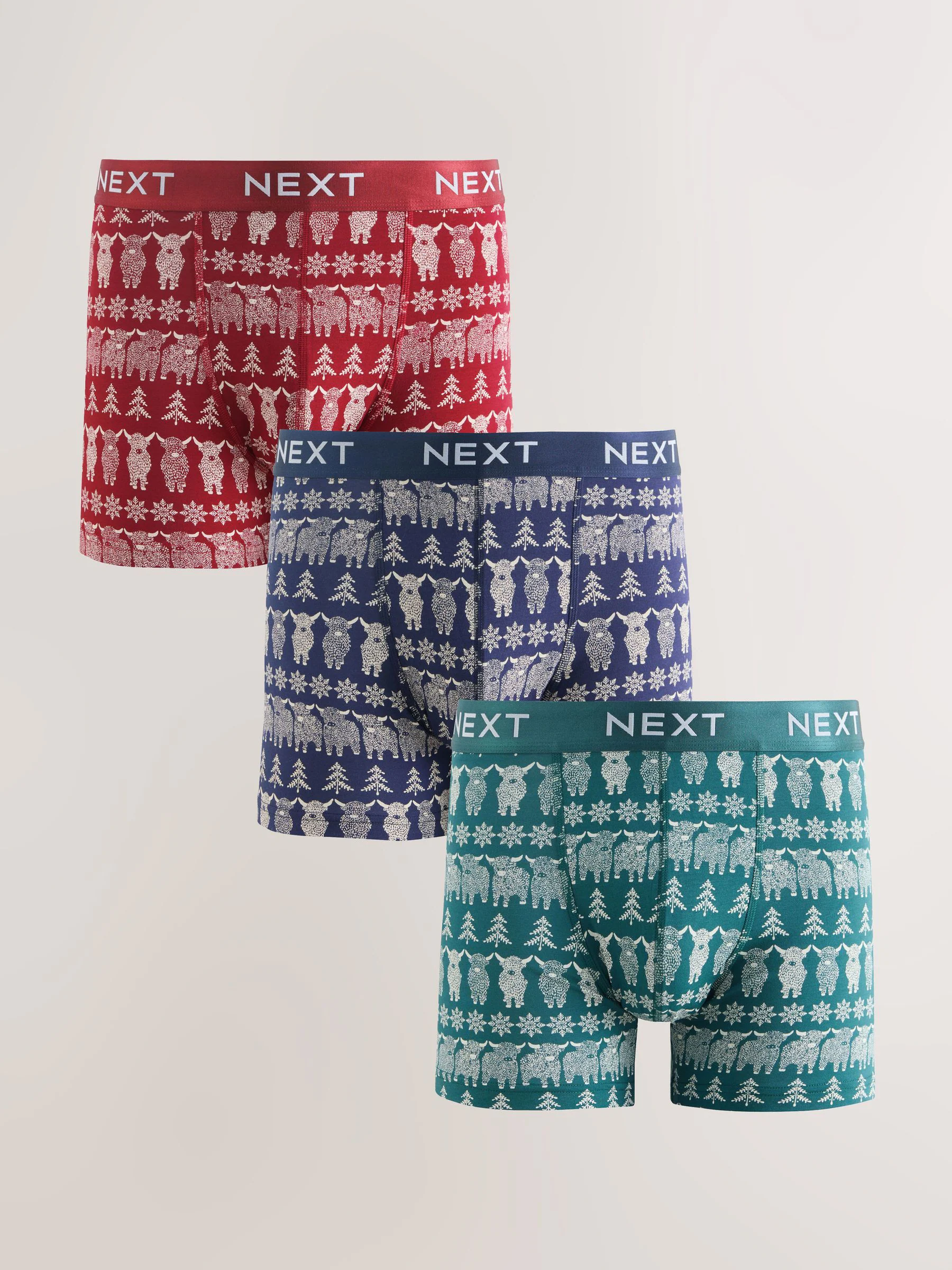 Fairisle Hamish - Kerstmis novelty boxer