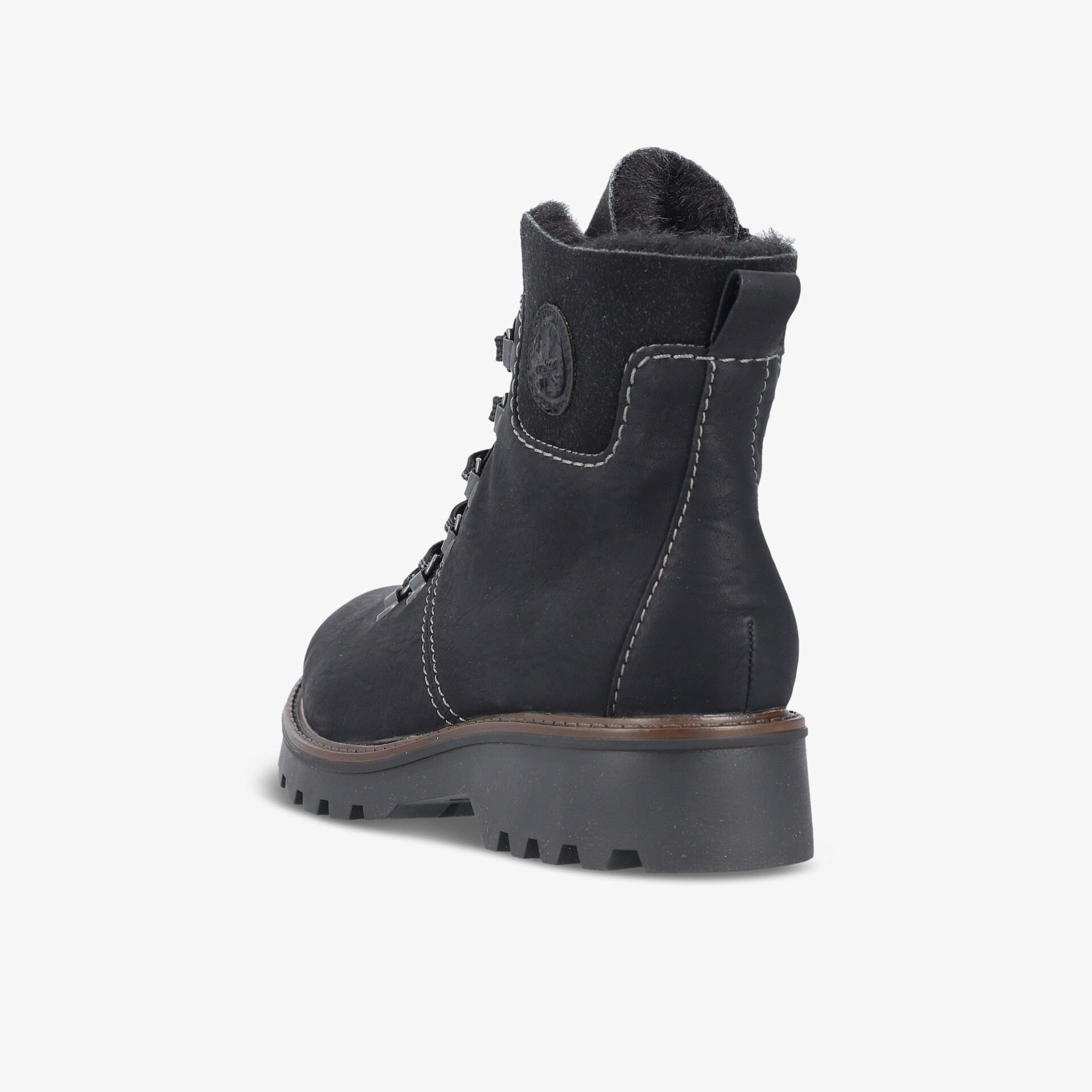 rieker Damen Winter Boots schwarz