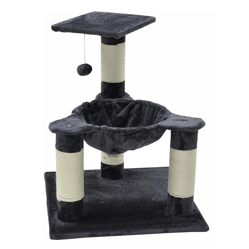 Nanook Kratzbaum Peppy dunkelgrau 80 x 62 x 62 cm