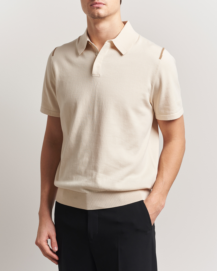 Paul Smith Cotton Knitted Polo White