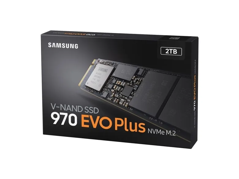 Samsung 970 EVO Plus MZ-V7S2T0BW - SSD - krypteret - 2 TB - intern - M.2 2280 - PCIe 3.0 x4 (NVMe) - buffer: 2 GB - 256-bit AES - TCG Opal Encryption 2.0