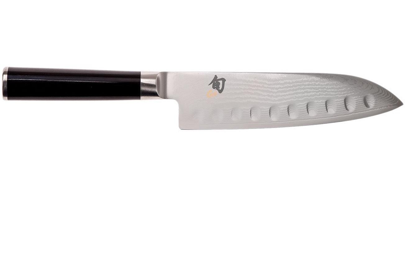 Kai Shun Santoku mes met groeven 18 cm