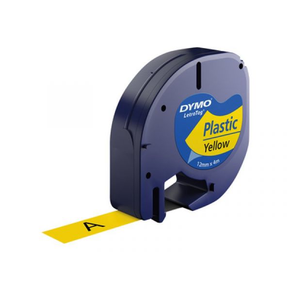 Dymo Fita LetraTAG 12mmx4m Amarela - S0721620