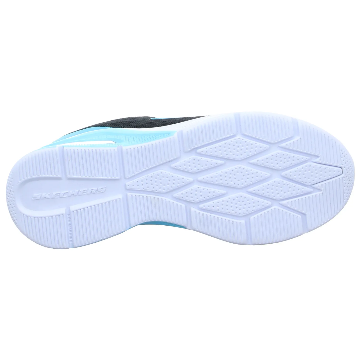 SKECHERS Mädchen-Halbschuh Binder Schwarz Textil  Sneaker