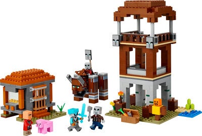 LEGO Minecraft 21278 Røvernes utpost og olmt beist