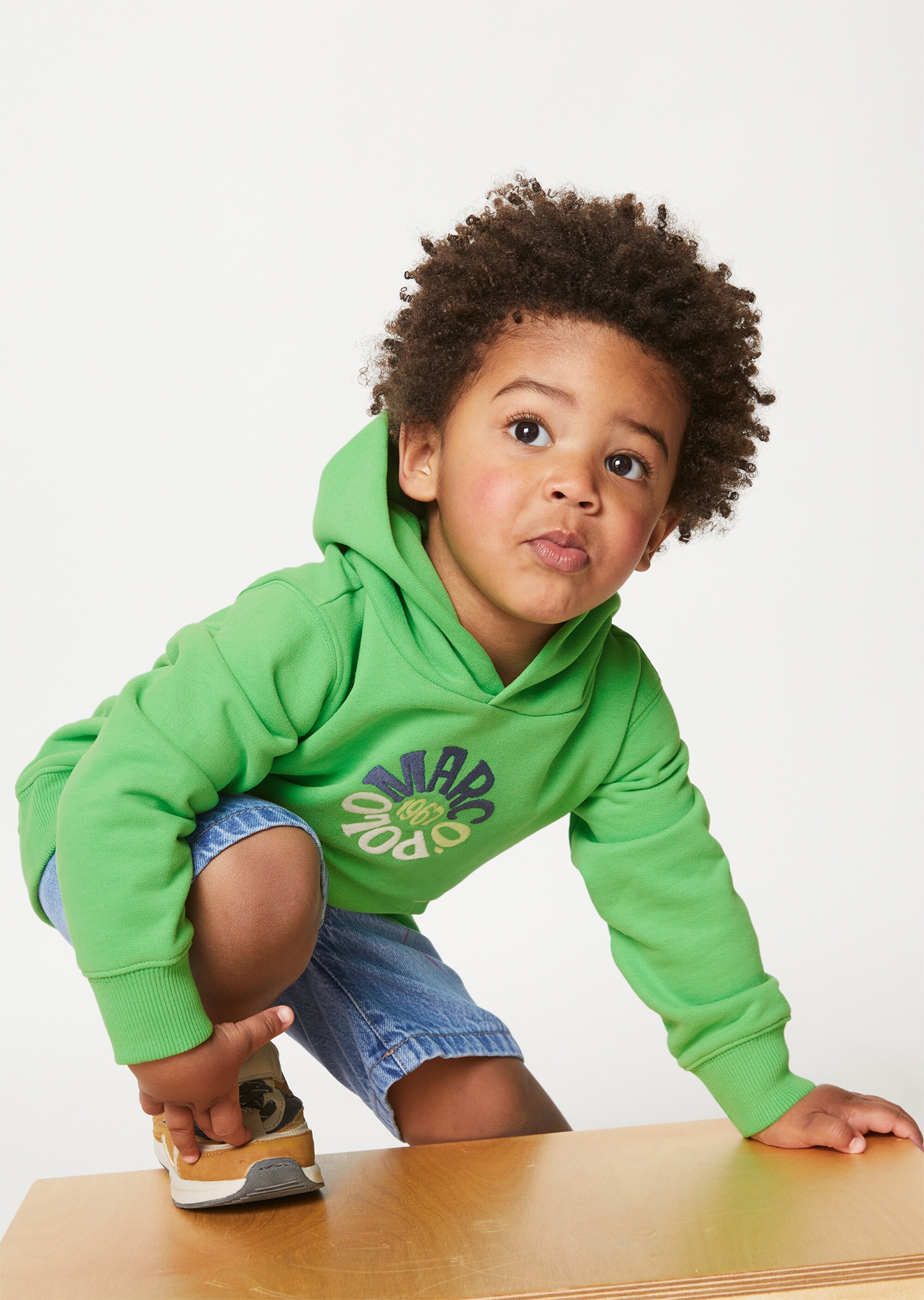 KIDS-BOYS Hoodie mit Logo-Stickerei