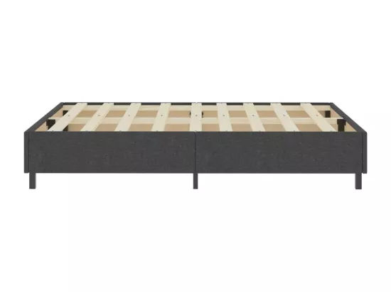Sommier tapissier Gris Tissu 180 x 200 cm