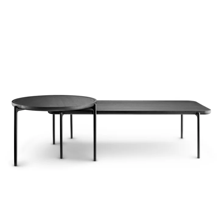 Eva Solo - Savoye Couchtisch, Ø 90 x H 35 cm, schwarz / schwarz