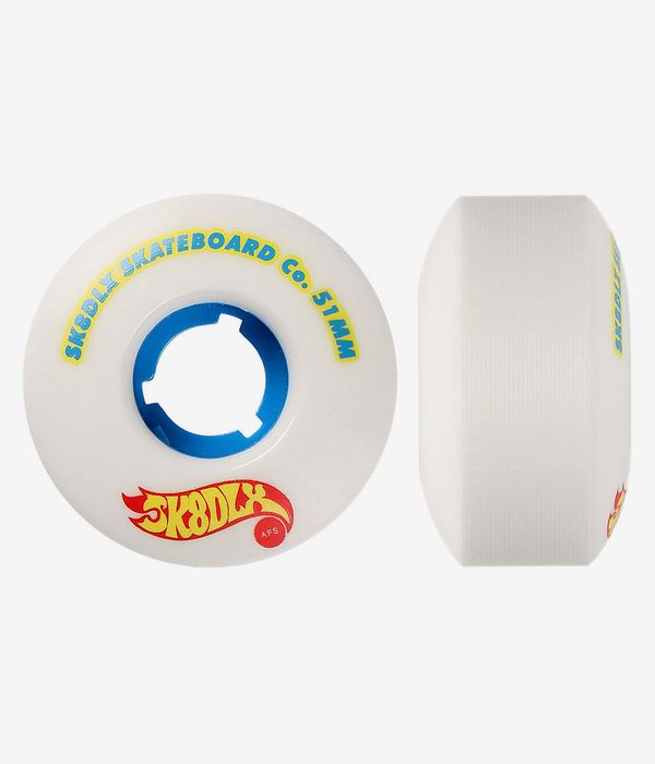 skatedeluxe AFS Hotrod Rollen (white blue) 51mm 100A 4er Pack