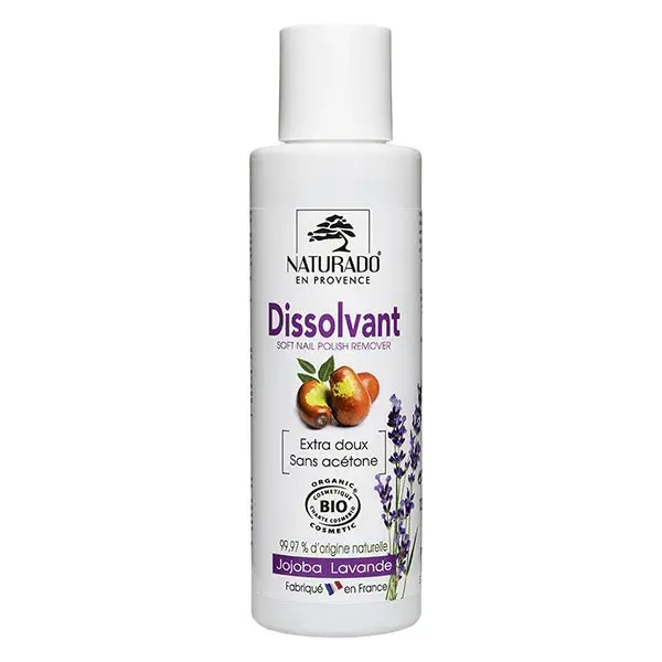 Removedor de Esmalte Suave Naturado com Jojoba Orgânica e Lavanda, 125ml