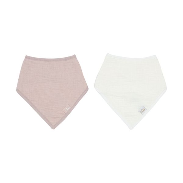 Jollein Slab Bandana Hydrofiel - Wild Rose / Oatmeal - 2 Stuks