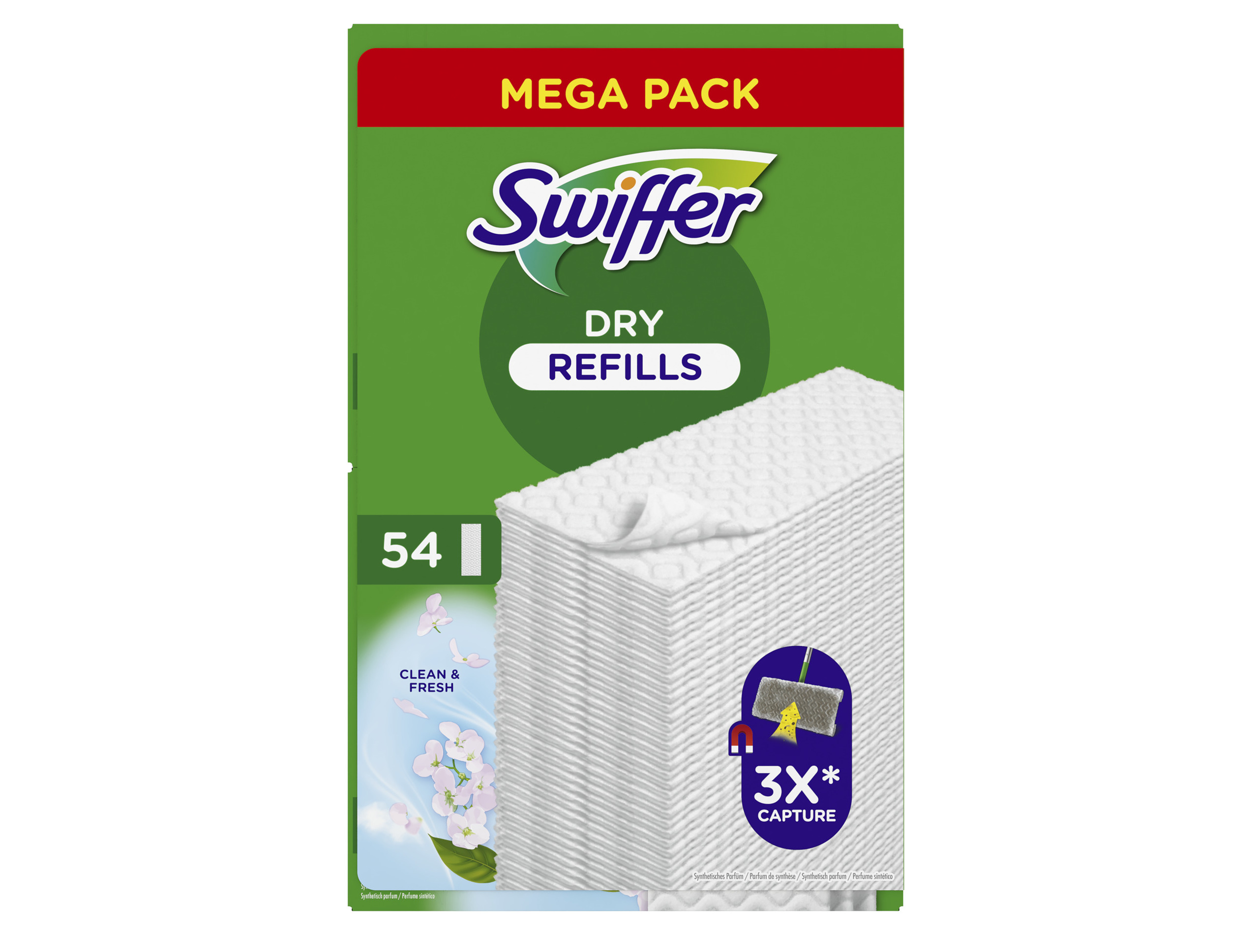 RECARGA DE MOPA SWIFFER DRY FRESH 54UN