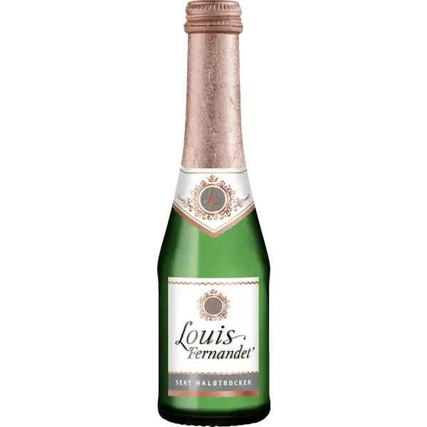 Louis Fernandet Sekt halbtrocken Kleinflasche