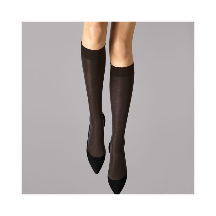 Wolford-Kniekous velvet de luxe 50 DEN