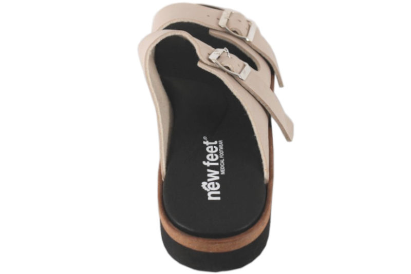 NEW FEET SANDFARVET SLENTERS I MICROFIBRE