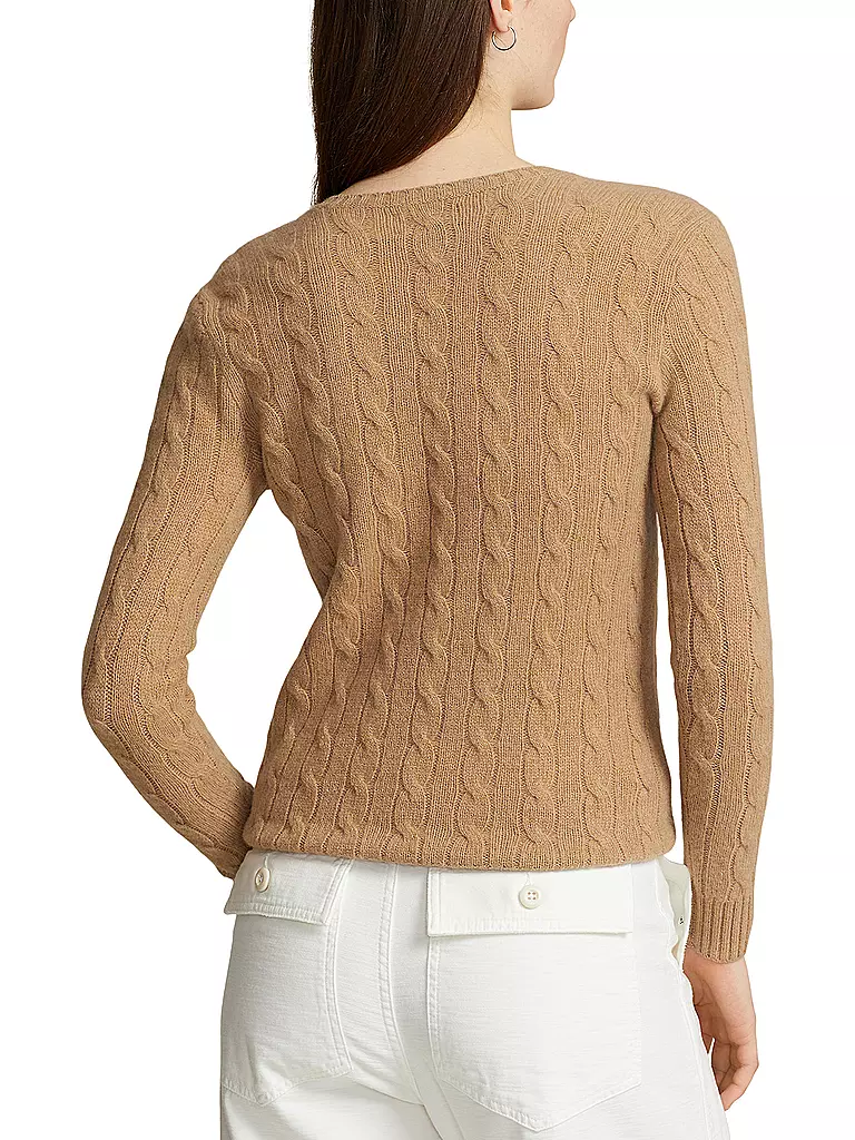POLO RALPH LAUREN Pullover Slim Fit KIMBERLY camel