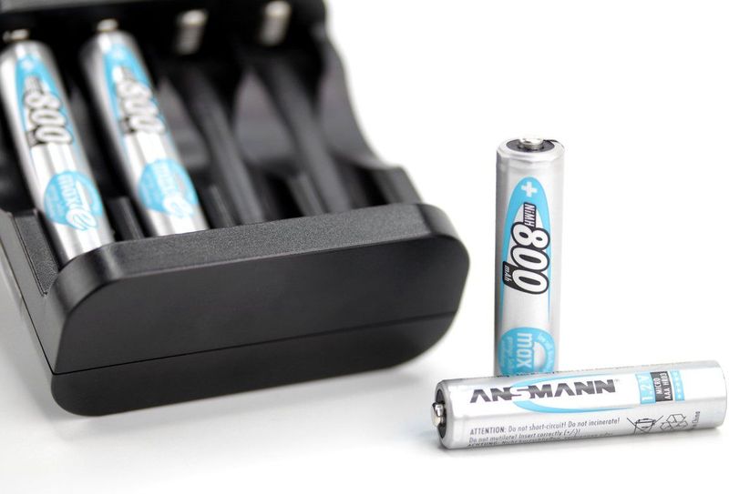 ANSMANN - maxE - AAA Batterijen - Hoge Capaciteit - Laag Zelfontlading