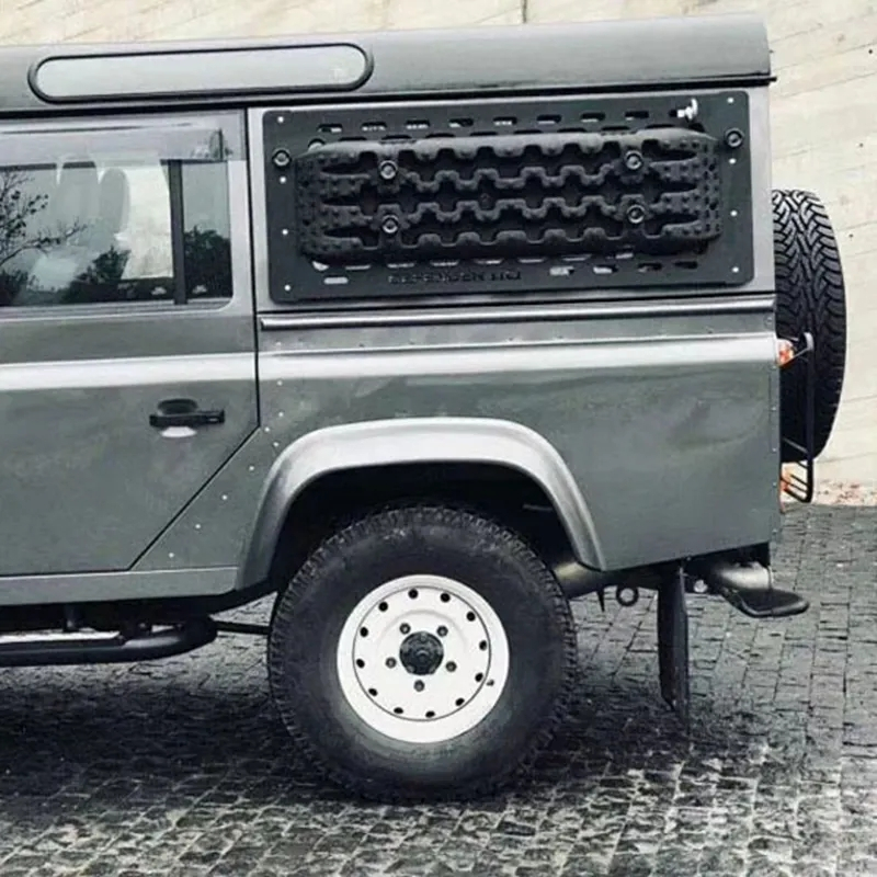 (2er Set) 105x30x6cm Anti-Rutsch Auto Anfahrhilfe Wohnmobil Notfall Traktionsmatte (Schnee / Eis / Schlamm)