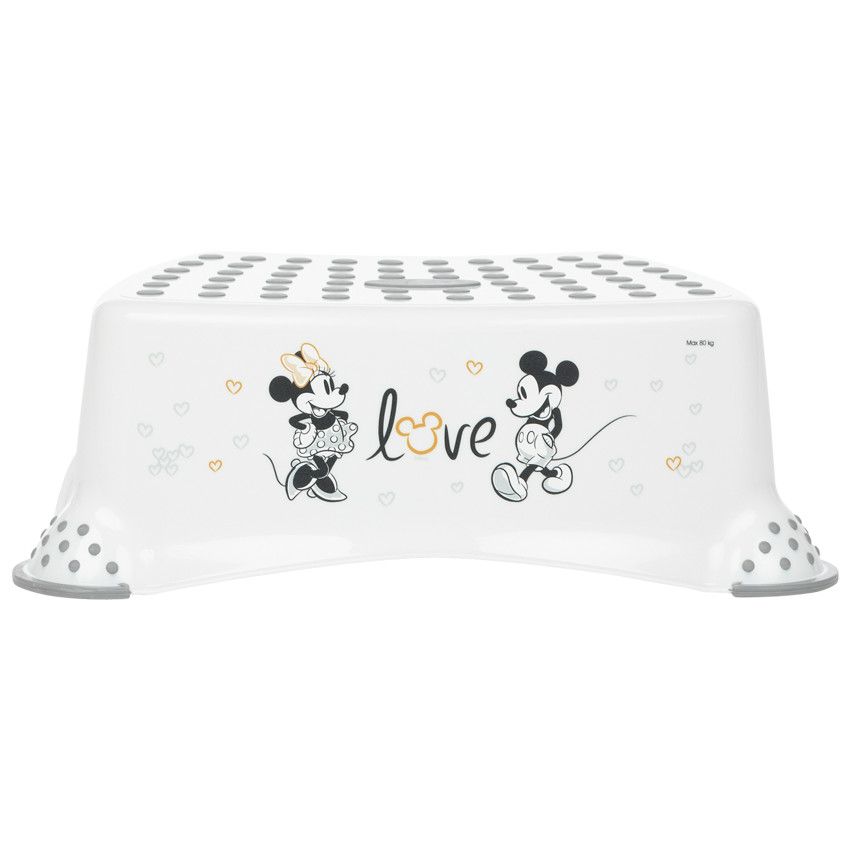 Marchepied Mickey & Minnie - Ecru