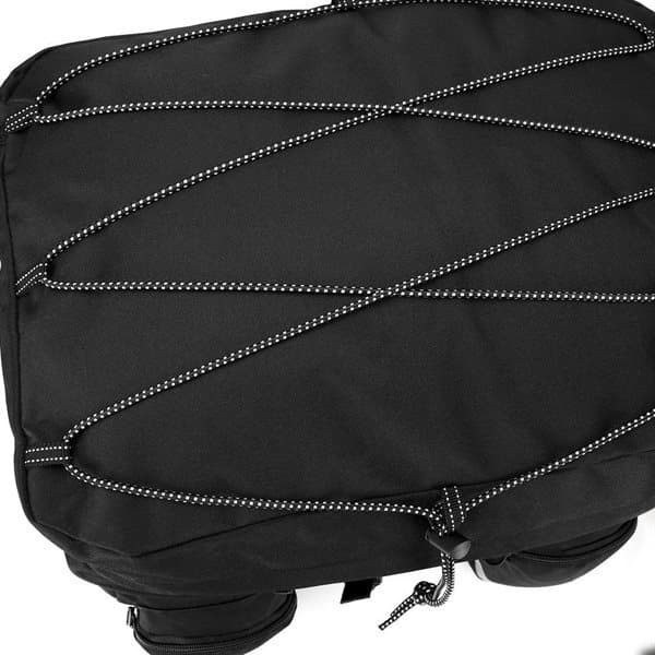 Stor 60L cykeltaske med regnslag og reflekser
