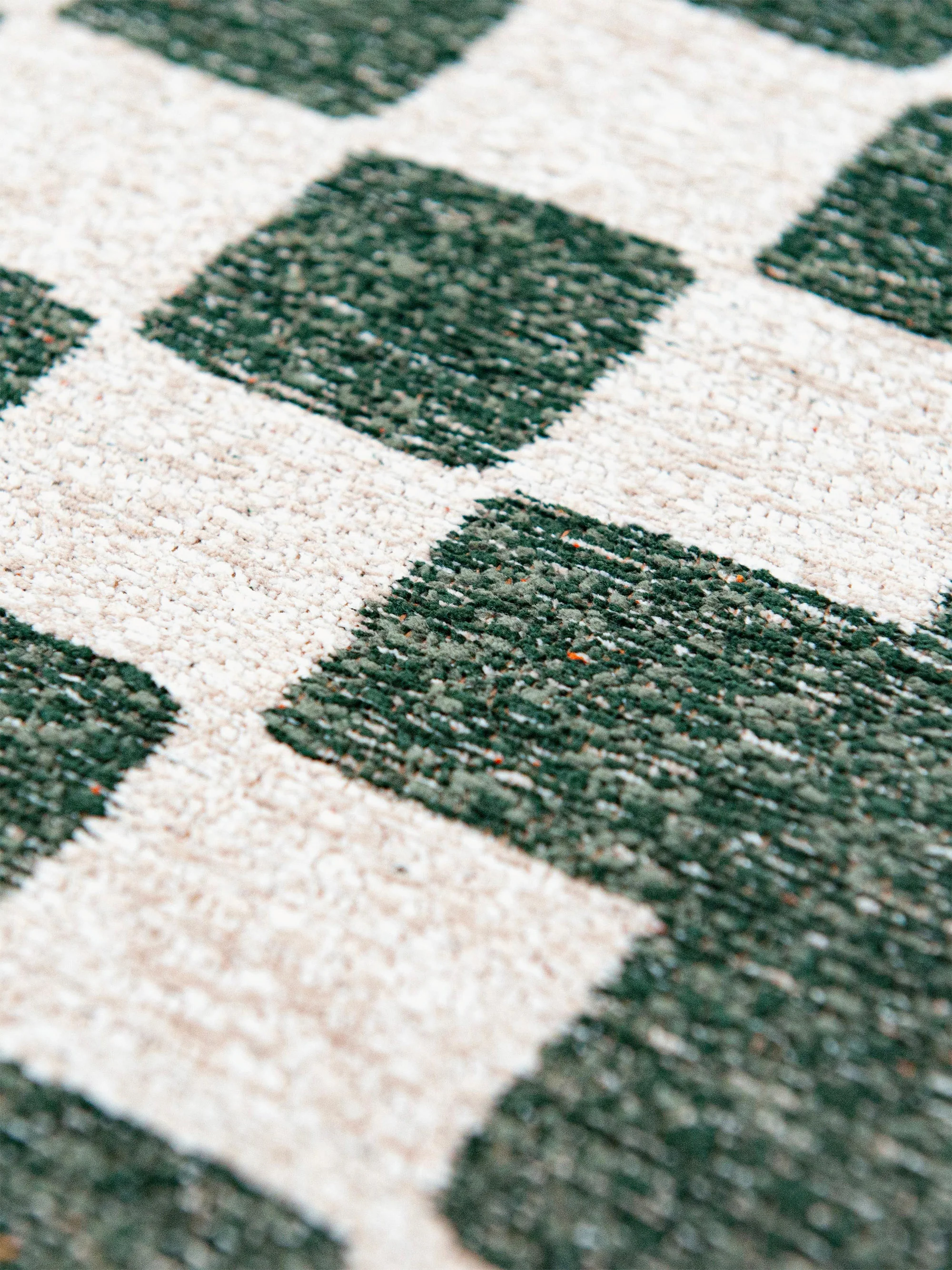 Wasbaar jacquard in- & outdoor vloerkleed Chess
