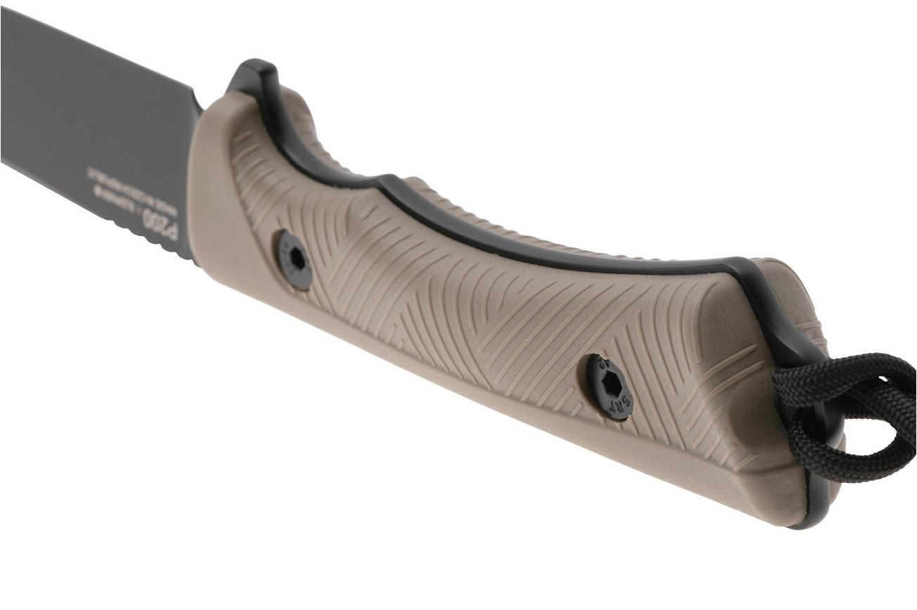 ANV P200, P200-048, Black Cerakote Sleipner, Coyote GRNPU, survivalmes