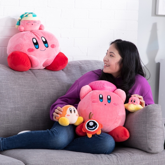 Kirby-Nintendo - Mocchi Mocchi - Plüschkissen - Kirby - ca. 40 cm