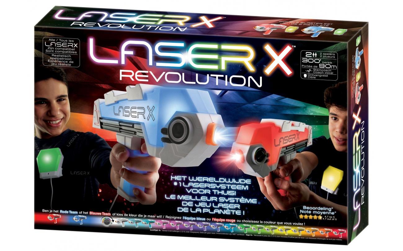 Laser X Revolution Double Blasters lasergunset 2 s