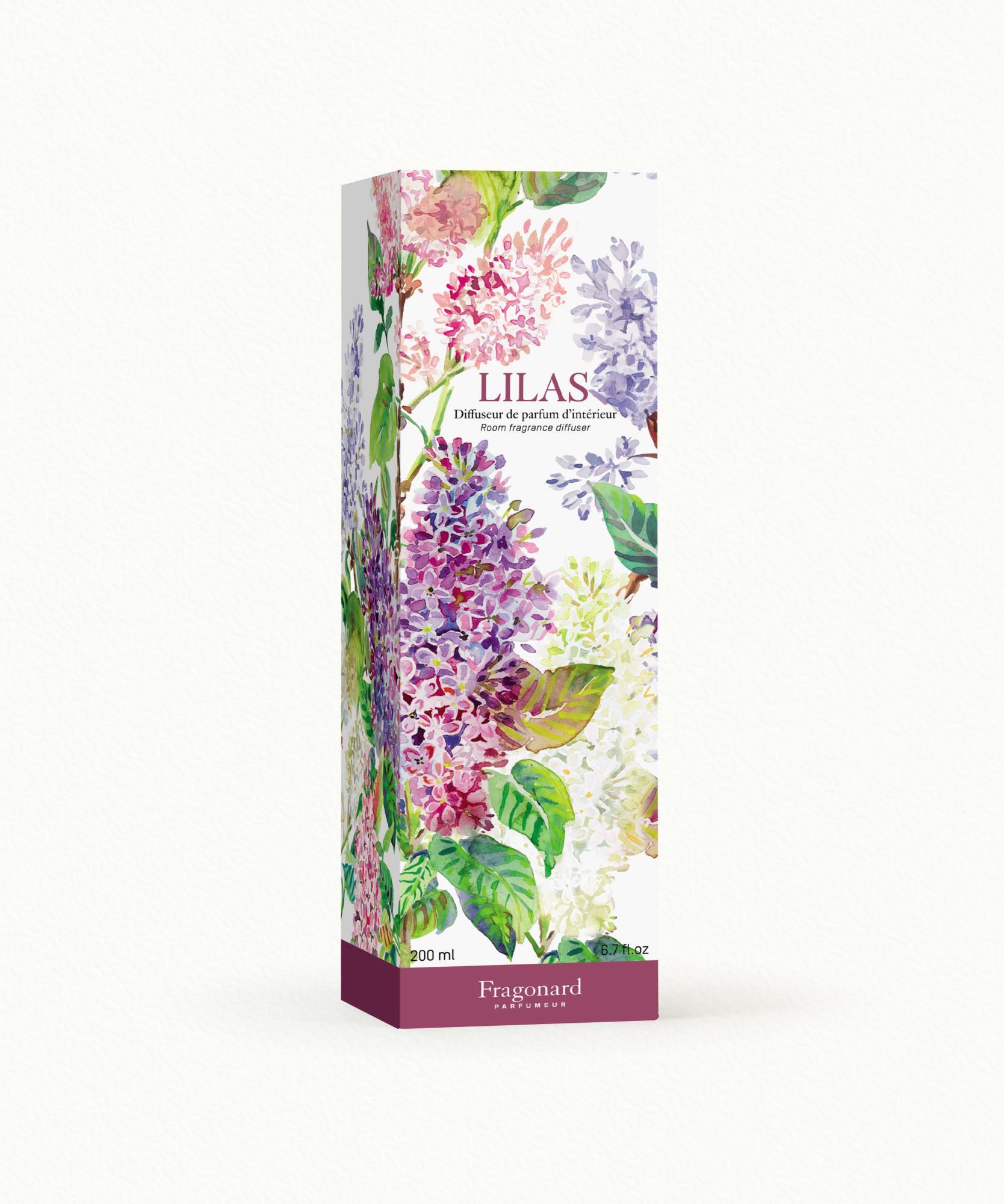 Lilas  Diffuseur + 10 bâtonnets - 200ml