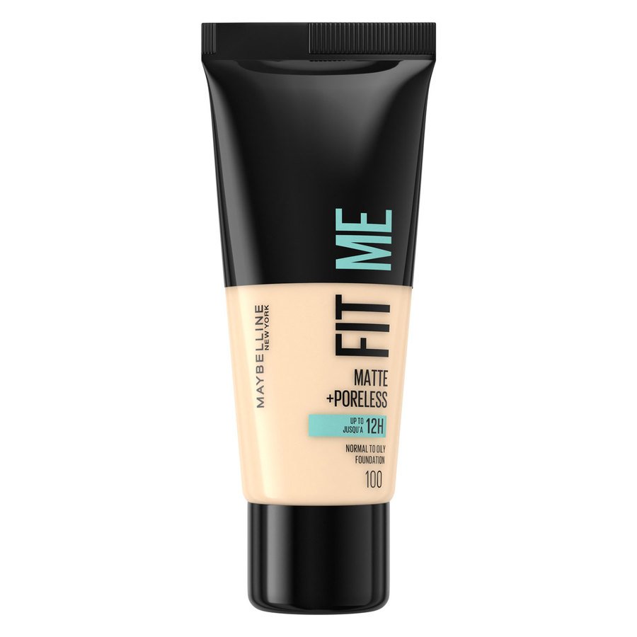 Maybelline New York Fit Me Matte + Poreless Foundation 100 Warm Ivory 30ml