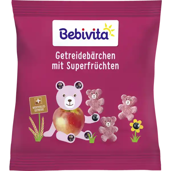 Getreide-Bärchen mit Superfrüchten
