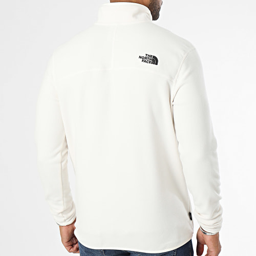 Veste Polaire Col Zippé Glacier Blanc
